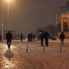 İstanbul’da kar yağışı gece de sürdü İstanbul’da kar yağışı gece de sürdü