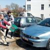Kovayı kaptı, otomobili kül olmaktan kurtardı Kovayı kaptı, otomobili kül olmaktan kurtardı