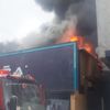 Ataşehir'deki fabrikada yangın Ataşehir'deki fabrikada yangın