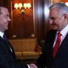 Başbakan Yıldırım Medvedev ile görüştü Başbakan Yıldırım Medvedev ile görüştü