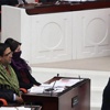 Meclis'te poşulu eylem