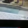 Otomobil karşı şeride böyle geçti Otomobil karşı şeride böyle geçti