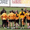 Galatasaray, taktik çalıştı Galatasaray, taktik çalıştı