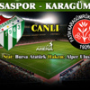 Bursaspor-Karagümrük