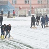 Futbola kar engeli! 3 maç... Futbola kar engeli! 3 maç...
