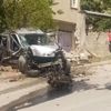 Freni boşalan kamyon 3 araca çarptı Freni boşalan kamyon 3 araca çarptı