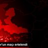 Arkasspor un maçı ertelendi Arkasspor un maçı ertelendi
