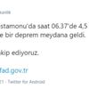 Kastamonu'da 4,5 büyüklüğünde deprem Kastamonu'da 4,5 büyüklüğünde deprem