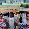 Gazze'de UNRWA Protestosu