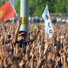 HDP'de şiddetli kutlama HDP'de şiddetli kutlama