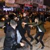 Adıyaman da taraftarlar arasında arbede