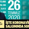 Son dakika: Sağlık Bakanı Fahrettin Koca 26 Temmuz koronavirüs tablosunu açıkladı