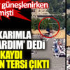 ﻿İnsanlar güneşlenirken plaja inmişti. Tescil kaydı pilotun tersi çıktı
