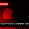 Kuş yemi "akdarı"yı kuşlardan korumak nöbet için tutuyorlar
