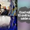 Esad rejimi İdlib'e saldırdı: 10 ölü Esad rejimi İdlib'e saldırdı: 10 ölü