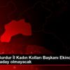 AK Parti Burdur İl Kadın Kolları Başkanı Ekinci, kongrede ...