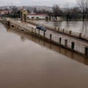 Edirne'de taşan nehirlerin debisi düştü yol açıldı Edirne'de taşan nehirlerin debisi düştü yol açıldı