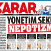 Karar'dan ilginç manşet: Nepotizm üniversiteleri teslim aldı Karar'dan ilginç manşet: Nepotizm üniversiteleri teslim aldı