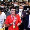 Olimpiyat şampiyonu milli okçu Mete Gazoz İstanbul'da Olimpiyat şampiyonu milli okçu Mete Gazoz İstanbul'da