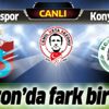 Son dakika! Trabzonspor-Konyaspor maçı 11'leri belli oldu Son dakika! Trabzonspor-Konyaspor maçı 11'leri belli oldu