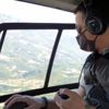 Bakan Pakdemirli, sabah saatlerinde helikopterle yangın bölgesini inceledi