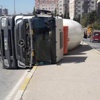 İstanbul'da yine beton mikseri kazası