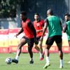 Galatasaray da Belhanda takımla birlikte çalıştı Galatasaray da Belhanda takımla birlikte çalıştı