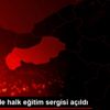 Mengen de halk eğitim sergisi açıldı