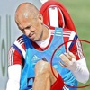 Robben'den 'timsah' şakası