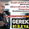 Başkan Erdoğan'dan Burdur'da önemli açıklamalar