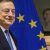 Draghi toplantıya herkesten önce gitti Draghi toplantıya herkesten önce gitti