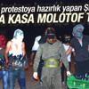 PKK'lılar kasalarla molotof taşıdı PKK'lılar kasalarla molotof taşıdı