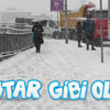 İstanbul'da kar yağışı etkili oluyor