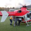 Kazada yaralanan çocuk ambulans helikopterle hastaneye nakledildi Kazada yaralanan çocuk ambulans helikopterle hastaneye nakledildi