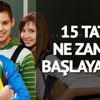 15 tatil ne zaman başlayacak? MEB takvimine göre yarıyıl tatili kaç gün sürecek?