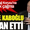 ﻿Validebağ Korusu’na Prof. Dr. Kaboğlu'ndan destek çağrısı