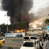 İSTOÇ ta işyeri alev alev yanıyor (1)