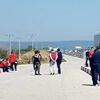 Takım otobüsleri maça giderken haczedildi Takım otobüsleri maça giderken haczedildi