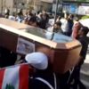 Lübnan da tabutlu protesto