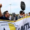 TFF binası önünde istifa sesleri!