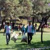Bandırma Atatürk Parkı yükümlüler tarafından temizlendi