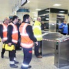 Metro raydan çıktı Metro raydan çıktı