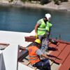Ekipler, yıkım için Özdil'in villasında Ekipler, yıkım için Özdil'in villasında