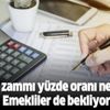 Memur zammı yüzde oranı ne kadar? Emekliler de bekliyor