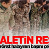 Rezaletin resmi! Terörist halayının başını çekti!