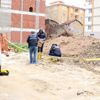 Eskişehir'de temel kazısında insan kafatası ve kemikleri bulundu Eskişehir'de temel kazısında insan kafatası ve kemikleri bulundu
