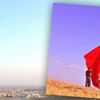 Sınırın Sıfır Noktasına Dev Türk Bayrağı dikildi
