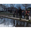 Cadde “Göl”de Balık Tutmaya Çalıştılar Cadde “Göl”de Balık Tutmaya Çalıştılar