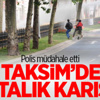 Taksim'de polis müdahalesi