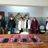 Üretilen maskeler sağlık müdürlüğüne teslim edildi Üretilen maskeler sağlık müdürlüğüne teslim edildi